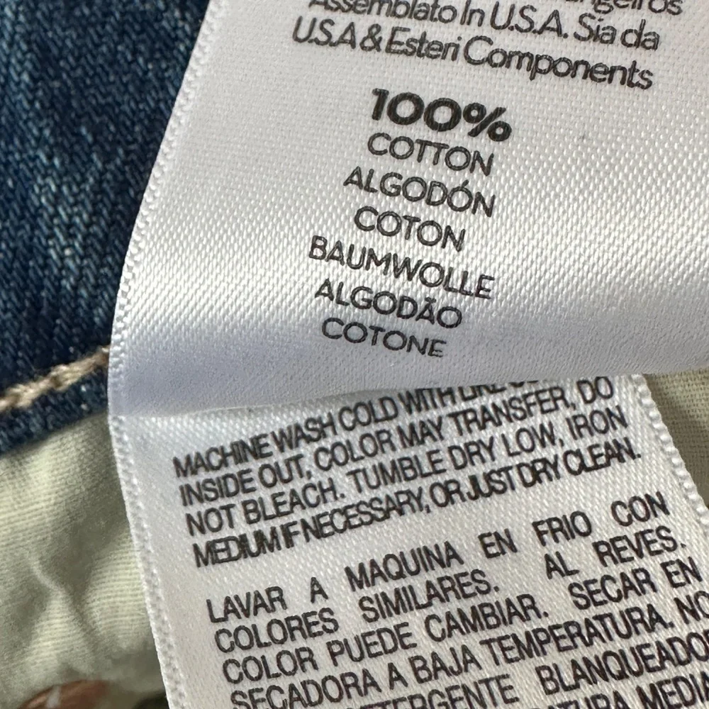 Mother Superior The Bookie Flood DILLIGAF Denim Size 28 Distressed Bootcut Mid - Picture 10 of 11